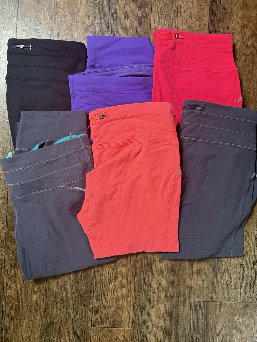 Lot of 6 Athleta High-Rise Crop Leggings Size large